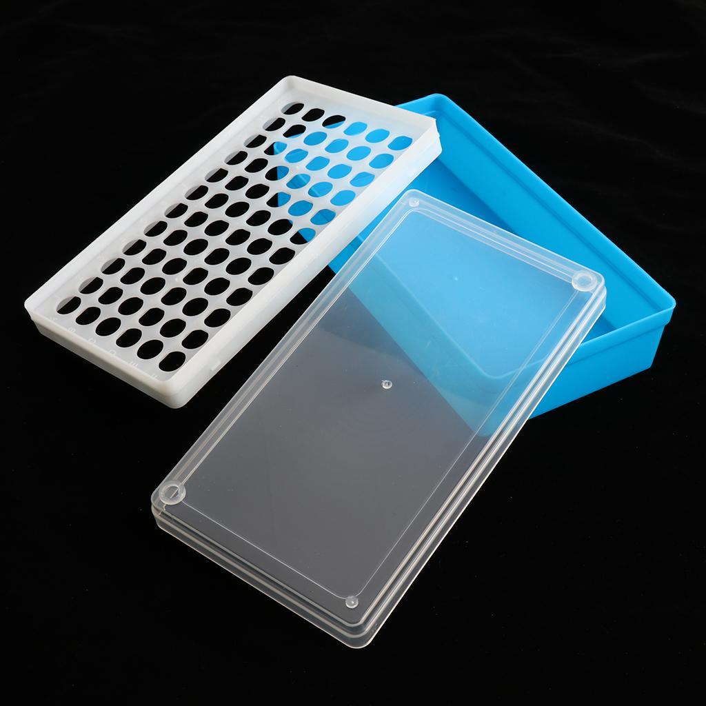 Centrifuge Tube Rack - حامل أنابيب طرد مركزي بلاستيكي أزرق