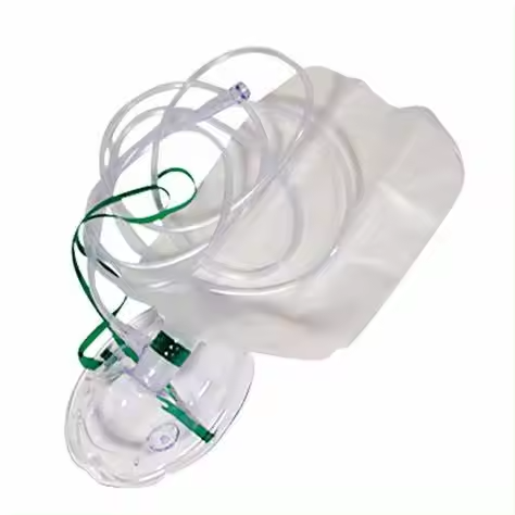 Oxygen Mask Non-Rebreather - قناع الأكسجين غير المزالج للبالغين من