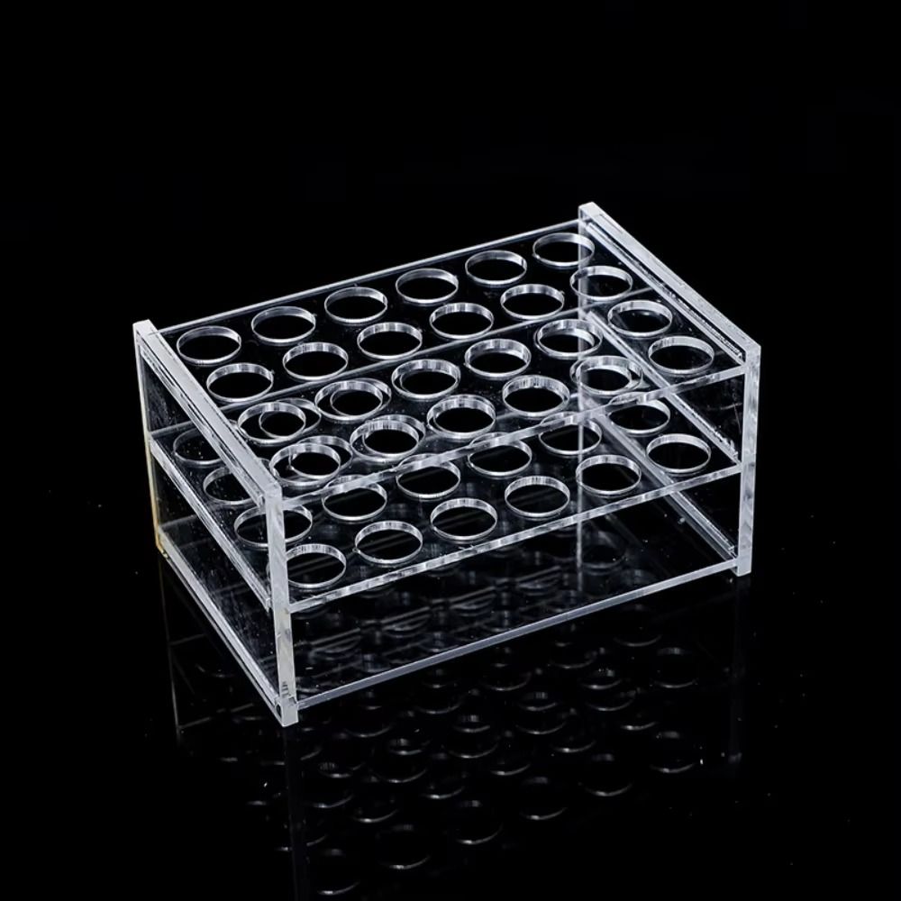 Centrifuge Tube Rack - حامل أنابيب اختبار أكريليك جديد شفاف