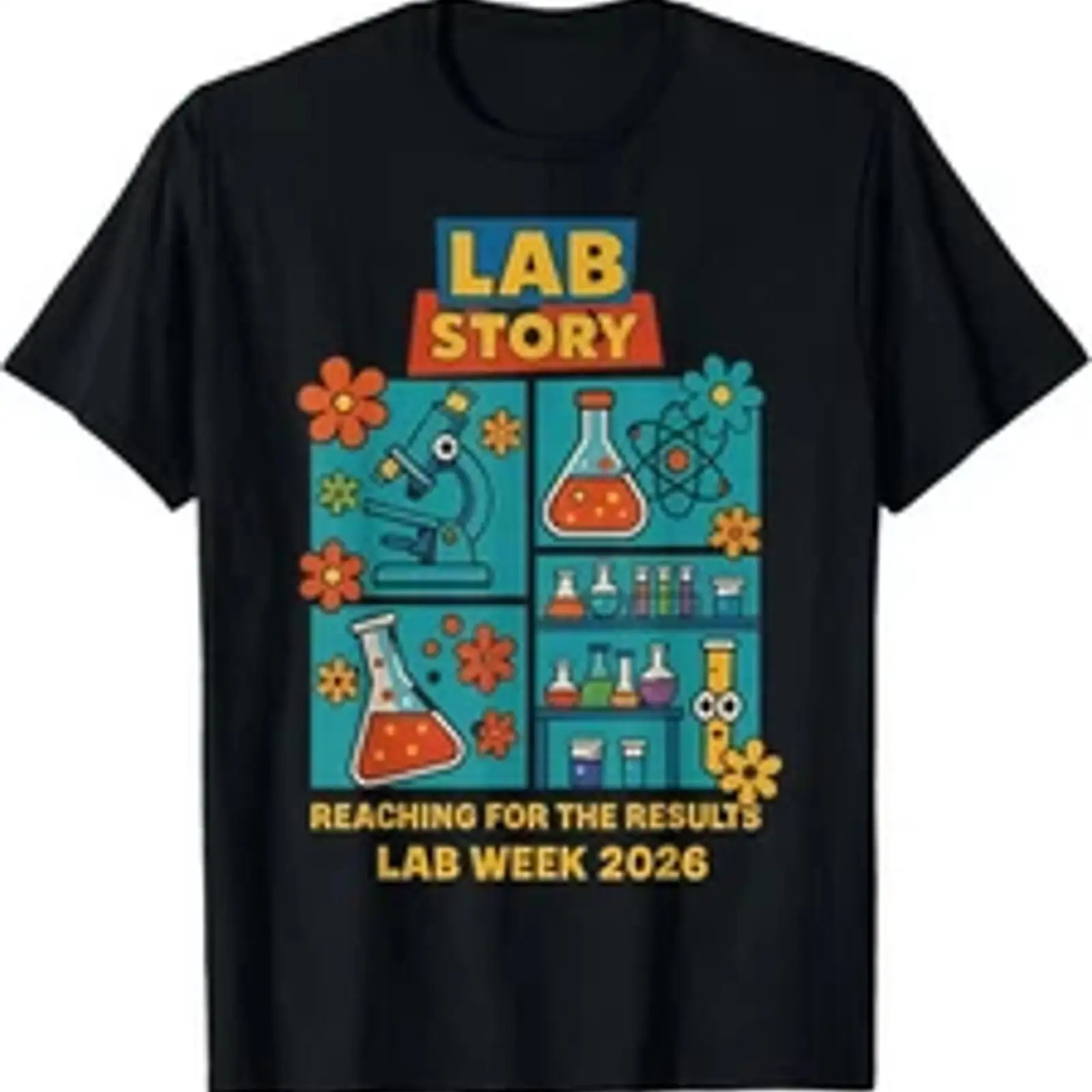 تي شيرت أسبوع المختبر 2026 لفن - مراجعة Medical Lab Technician وسعره