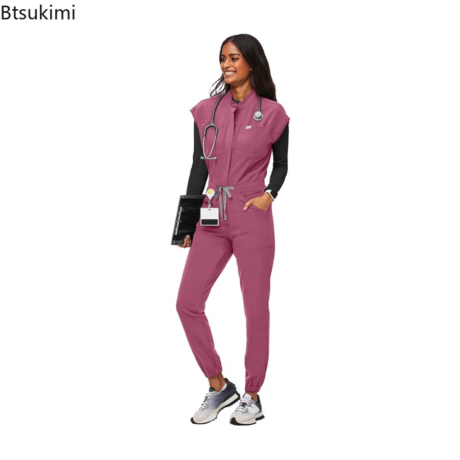 زي طبي عصري بسحاب، رومبر للتمر - مراجعة Medical Lab Uniform وسعره