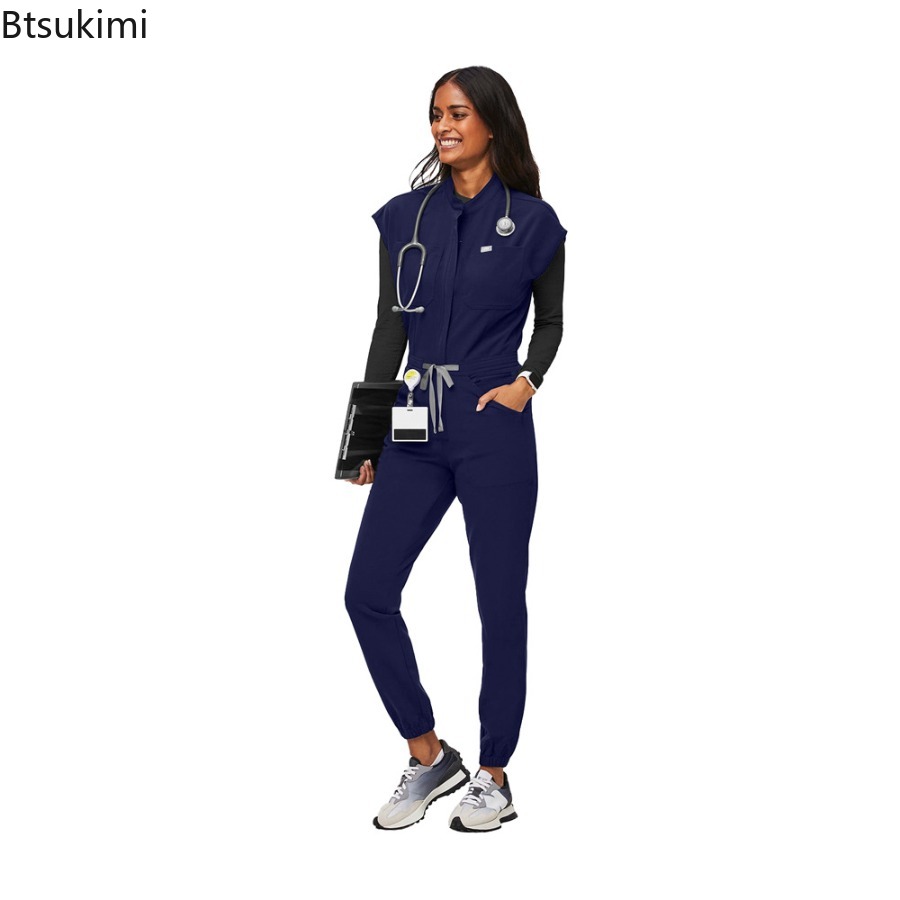 زي طبي عصري بسحاب، رومبر للتمر - مراجعة Medical Lab Uniform وسعره