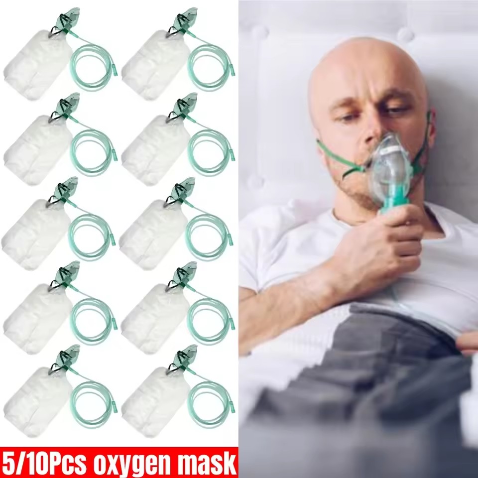 قناع أكسجين للبالغين عالي التر - مراجعة Oxygen Mask Non-Rebreather وسعره