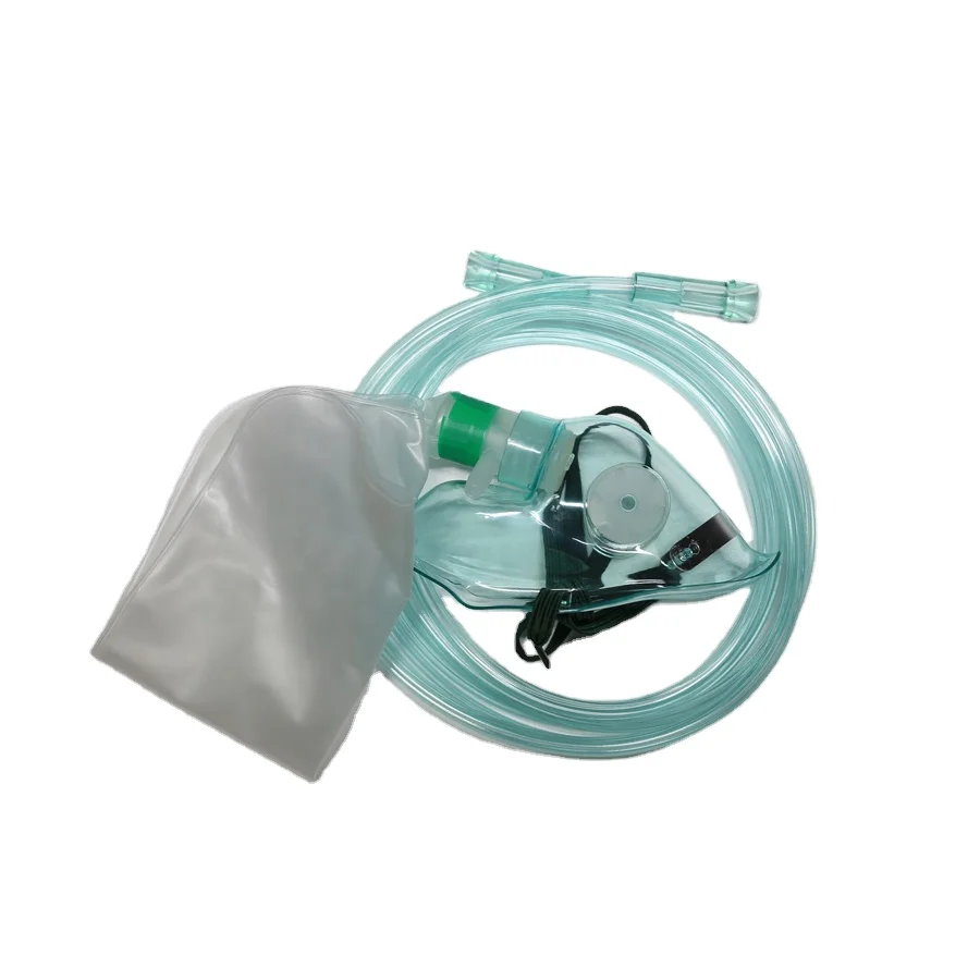 قناع PVC مع حقيبة خزان NRB أقن - مراجعة Oxygen Mask Non-Rebreather وسعره