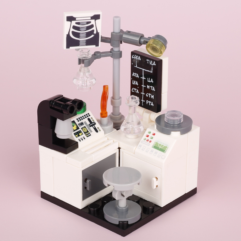 مختبر MOC-City مجموعة بناء كتل - مراجعة Medical Lab Microscope وسعره