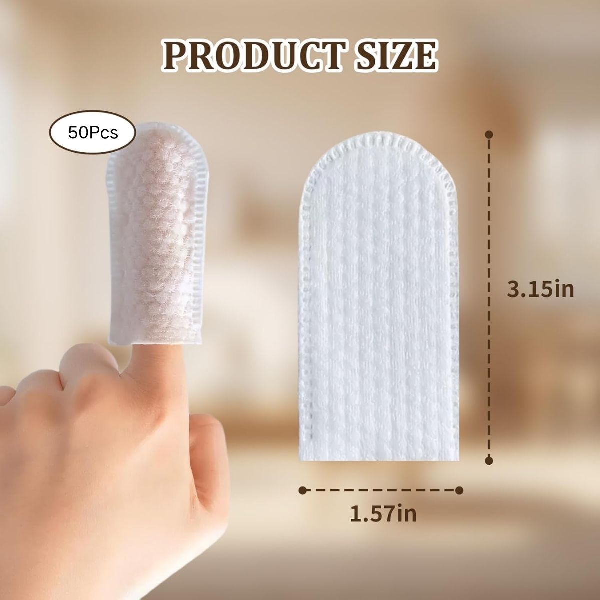 50 قطعة من أغطية الأصابع القطن - مراجعة Disposable Gloves Nitrile وسعره