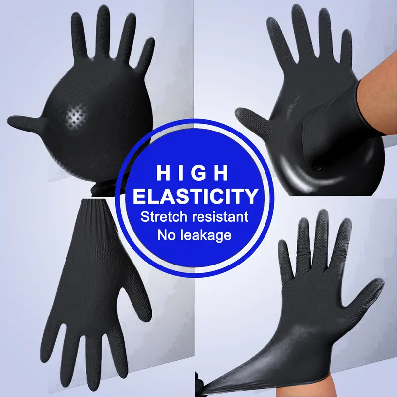 قفازات النتريل الصناعية الثقيل - مراجعة Disposable Gloves Nitrile وسعره