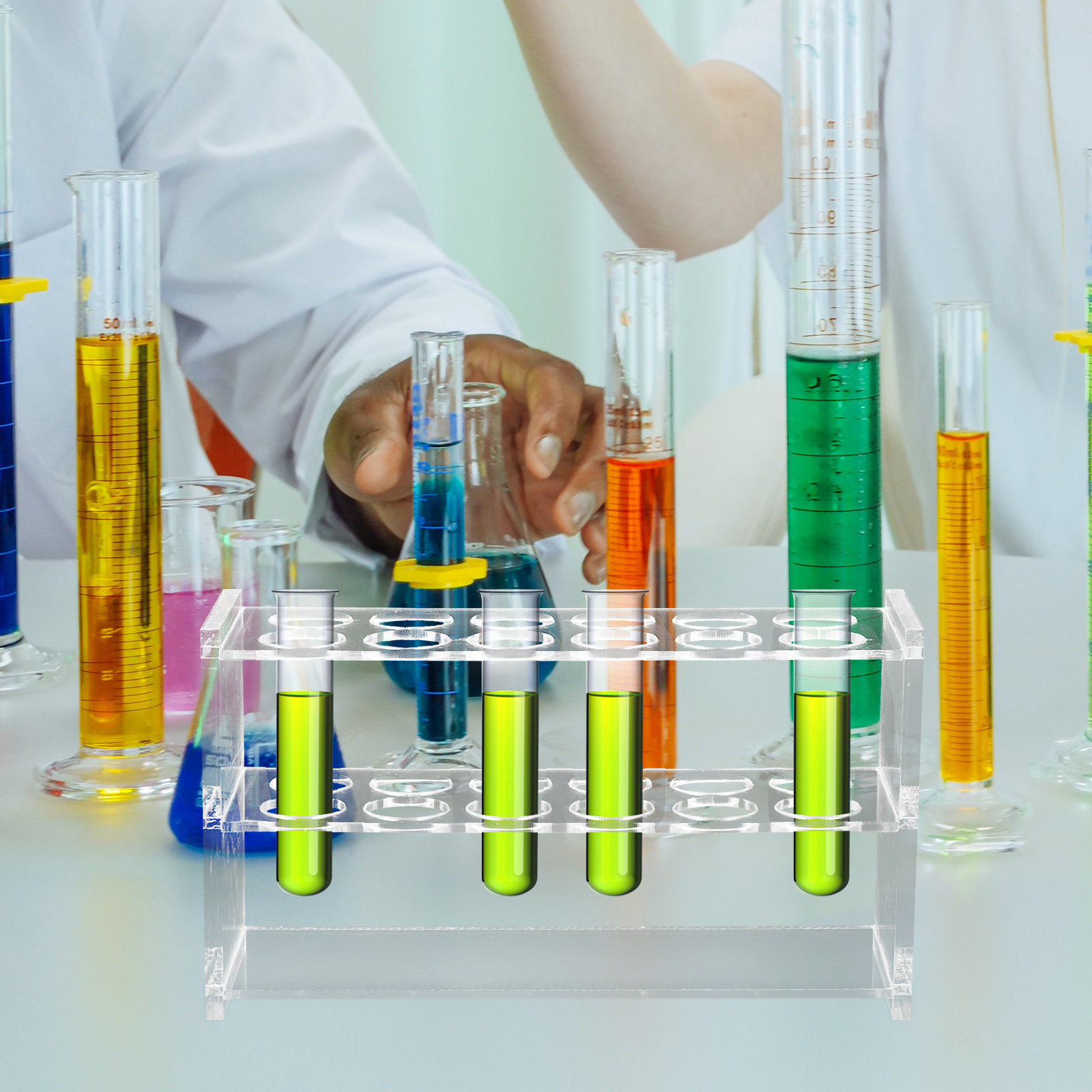حامل أنابيب اختبار مدمج بـ 6 ف - مراجعة Centrifuge Tube Rack وسعره