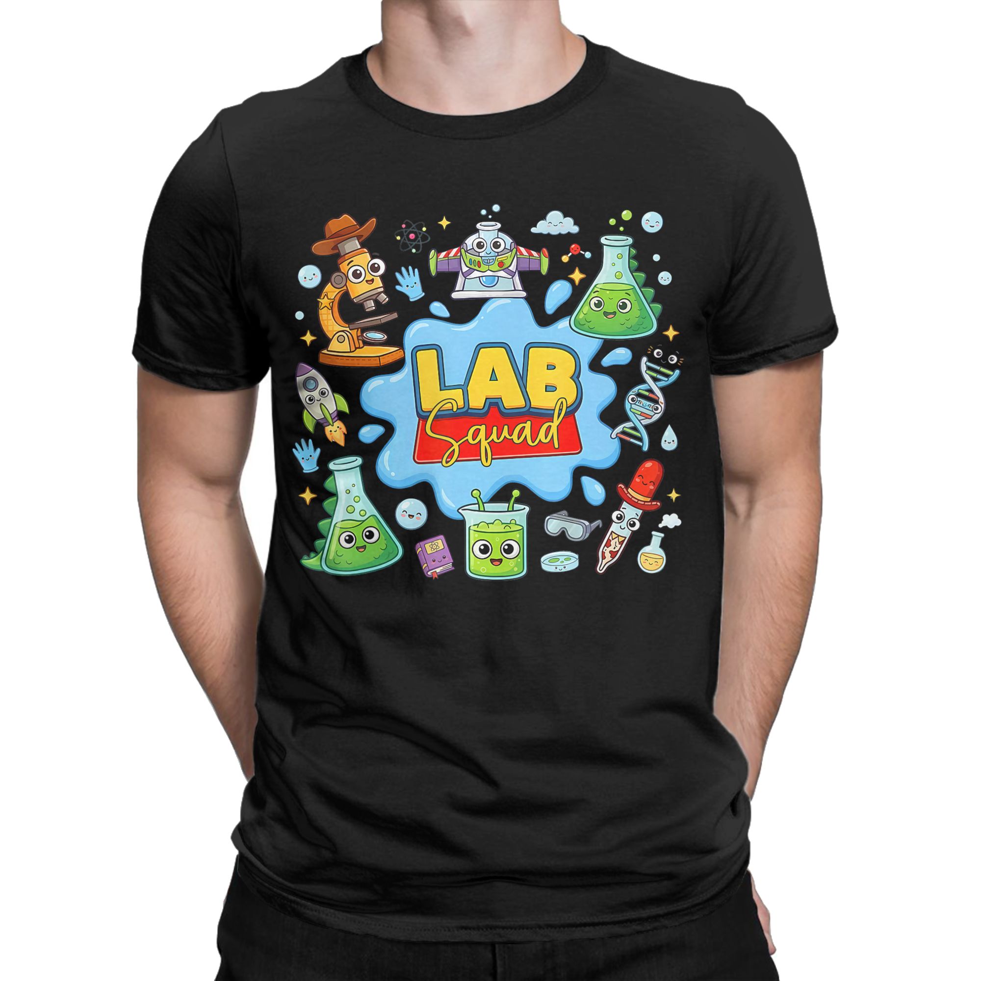 تي شيرت رجالي لفريق مختبرات La - مراجعة Medical Lab Technician وسعره