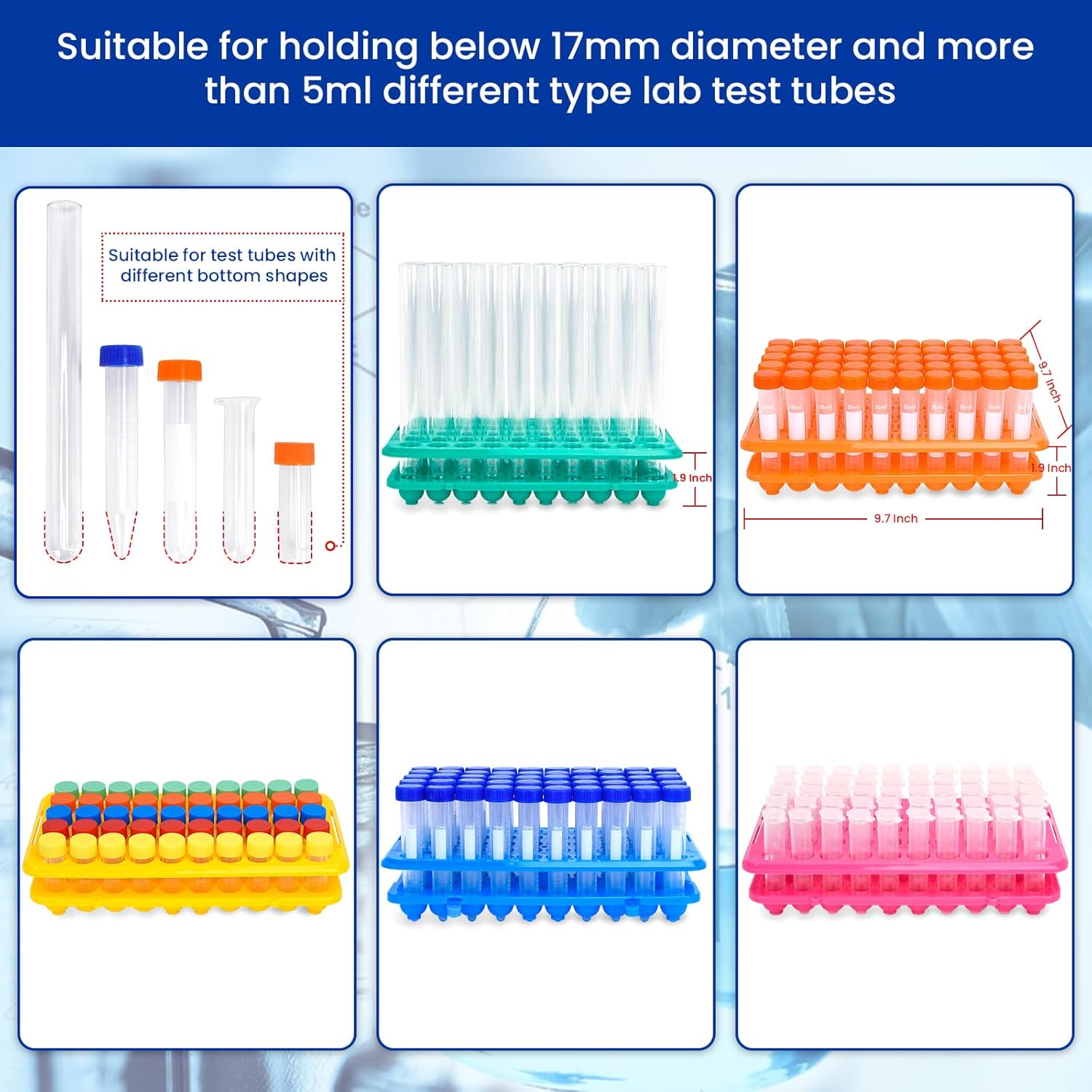حامل أنابيب اختبار بلاستيكي بـ - مراجعة Centrifuge Tube Rack وسعره