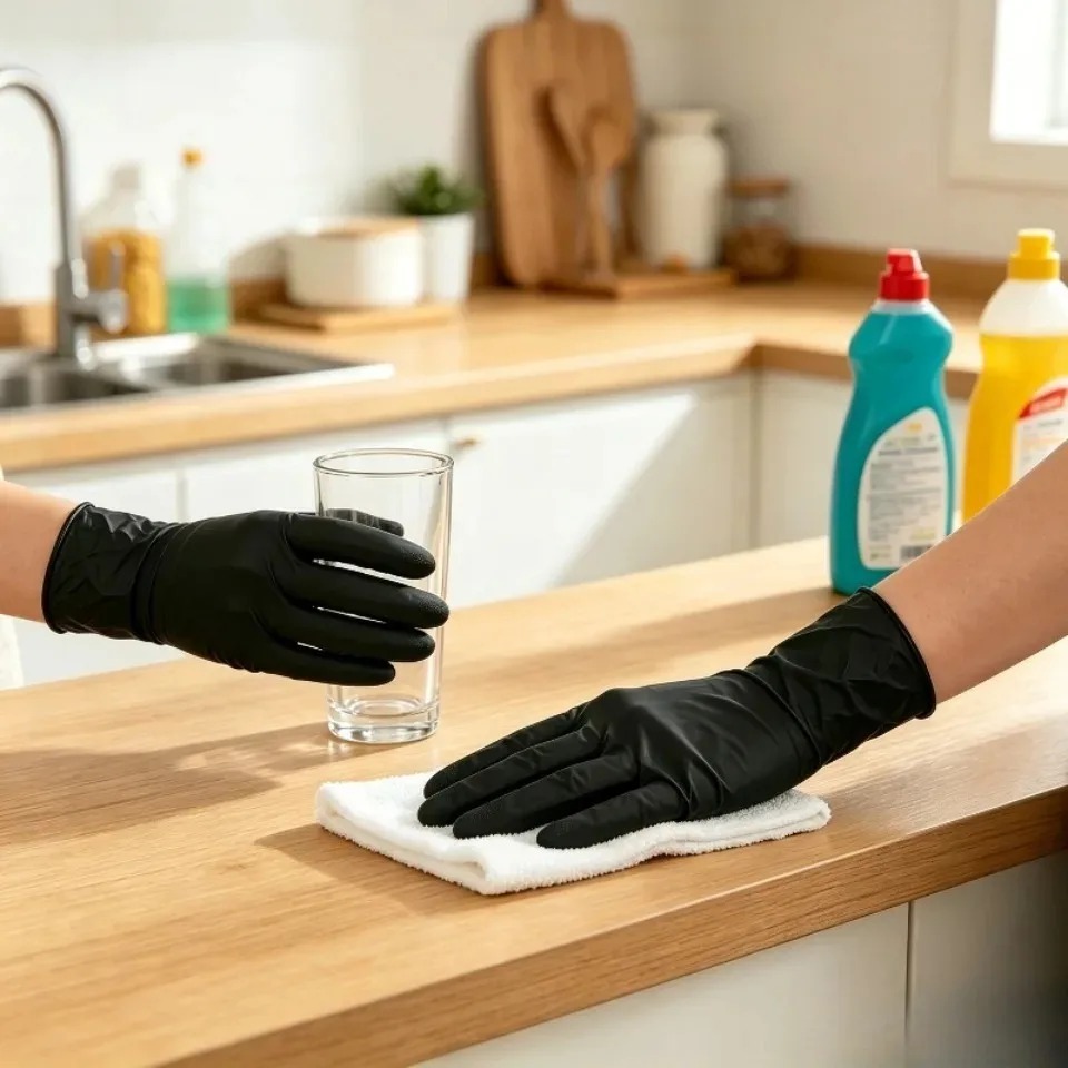 100 قطعة/صندوق قفازات نيتريل س - مراجعة Disposable Gloves Nitrile وسعره