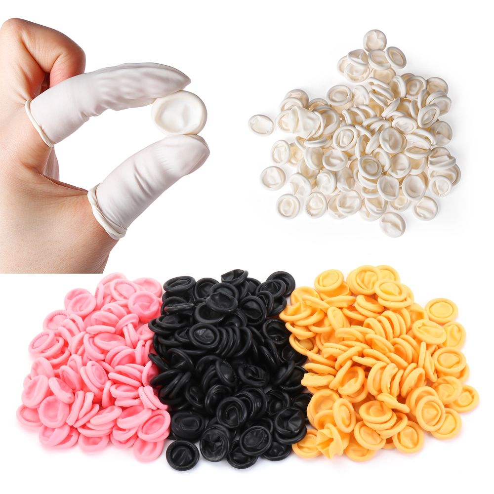 100/300 قطعة أداة فنية للأظافر - مراجعة Disposable Gloves Nitrile وسعره