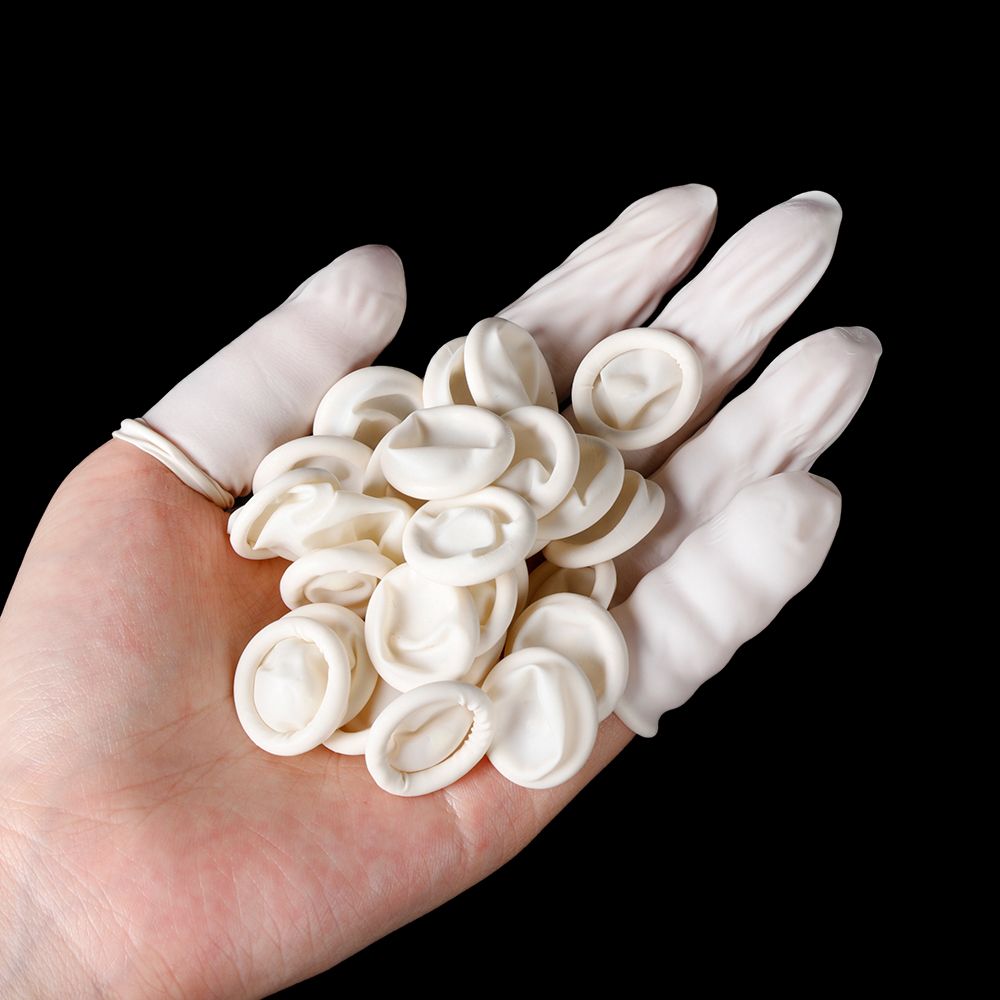 100/300 قطعة أداة فنية للأظافر - مراجعة Disposable Gloves Nitrile وسعره