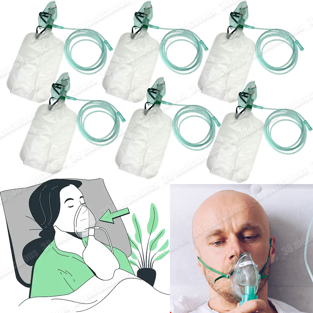 5-20 قطعة من أقنعة الأكسجين لل - مراجعة Oxygen Mask Non-Rebreather وسعره