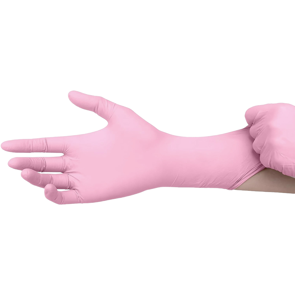 50/100 قطعة من قفازات النتريل  - مراجعة Disposable Gloves Nitrile وسعره