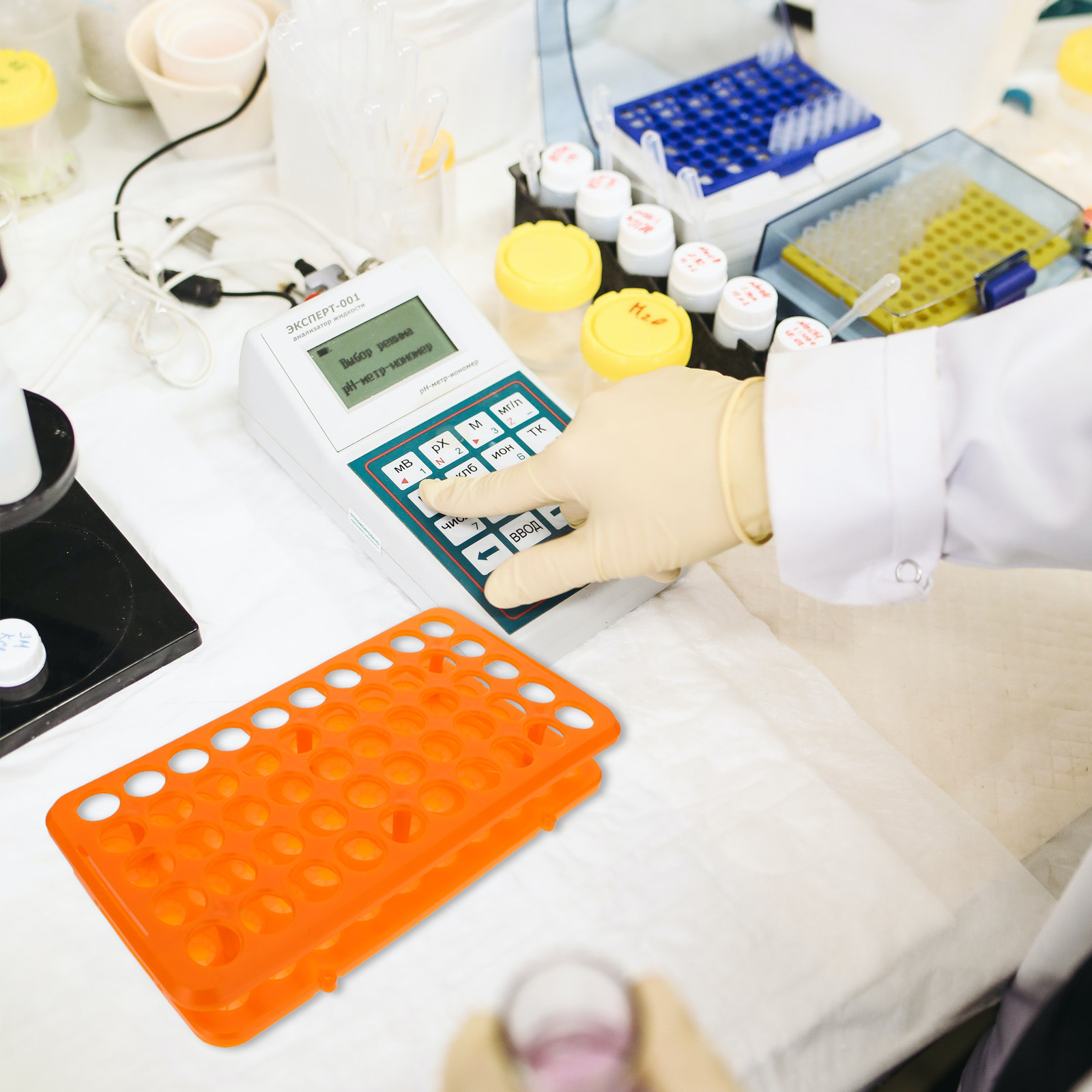 حامل أنابيب اختبار بسعة كبيرة  - مراجعة Centrifuge Tube Rack وسعره