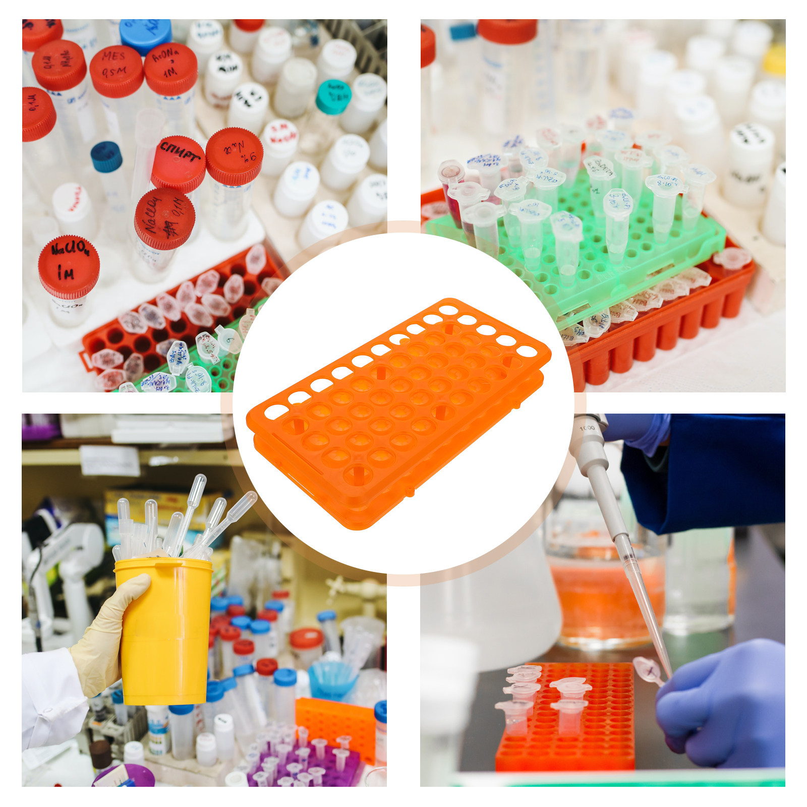 حامل أنابيب اختبار بسعة كبيرة  - مراجعة Centrifuge Tube Rack وسعره