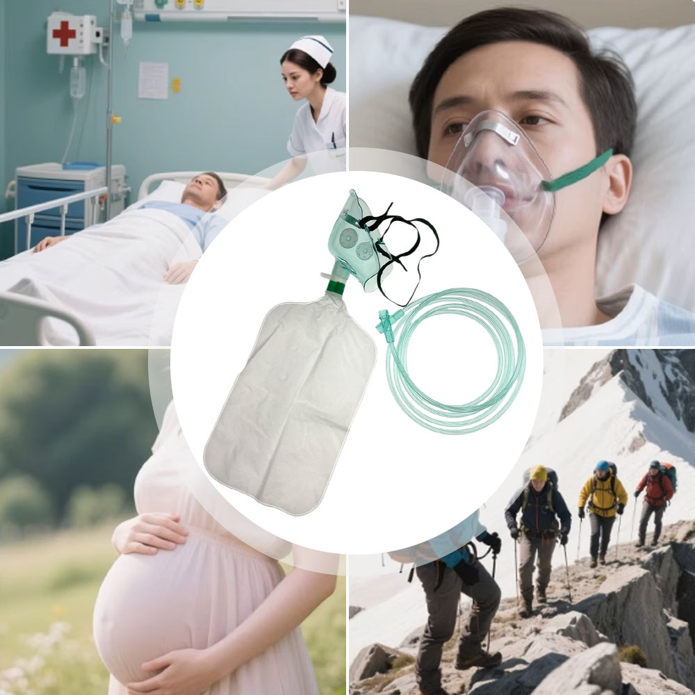 5-10 قطعة قناع الوجه الأكسجين  - مراجعة Oxygen Mask Non-Rebreather وسعره