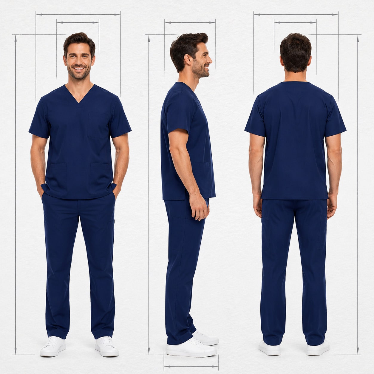 زي طبي موحد للجنسين، ملابس تمر - مراجعة Medical Lab Uniform وسعره
