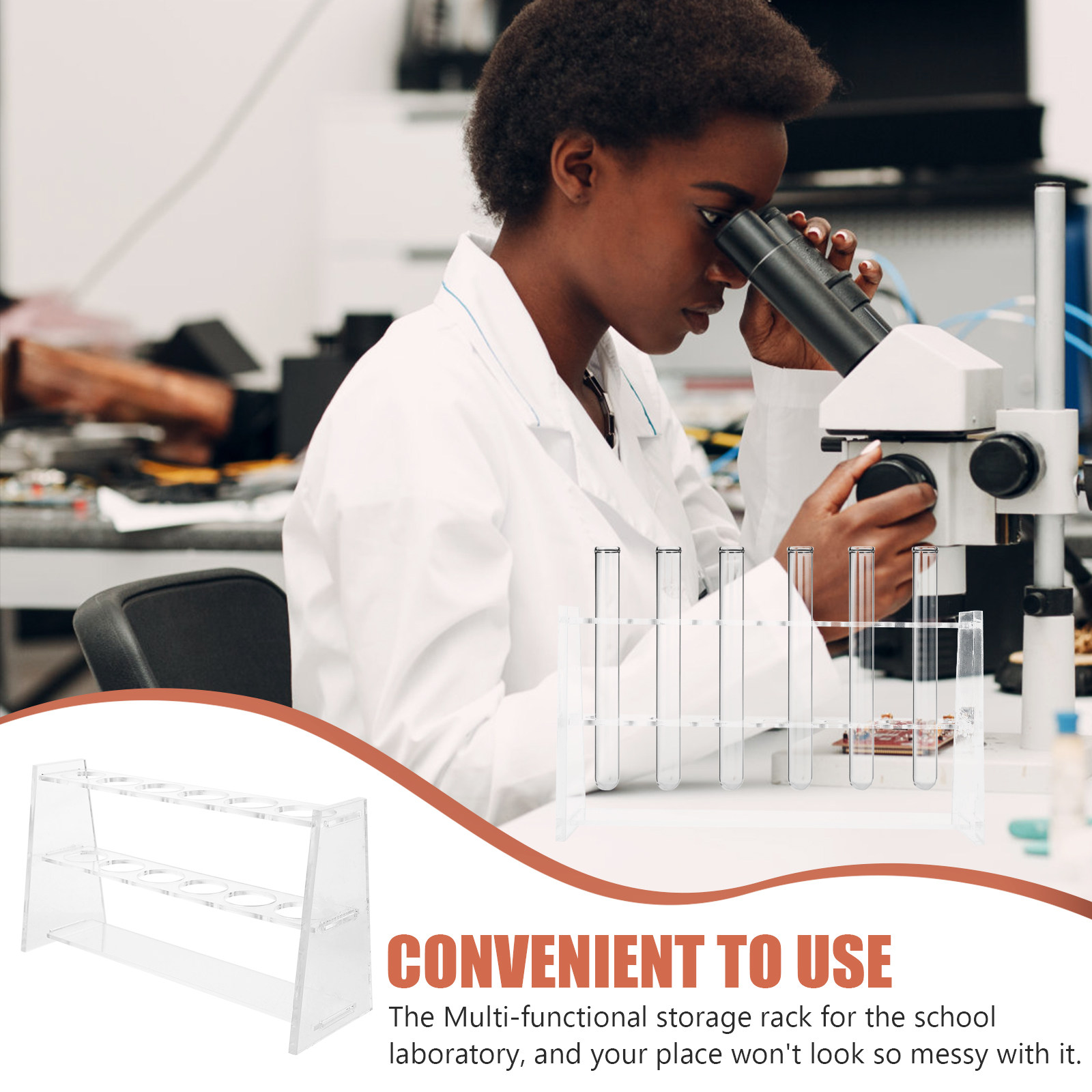 حامل أنابيب اختبار من الأكريلي - مراجعة Centrifuge Tube Rack وسعره