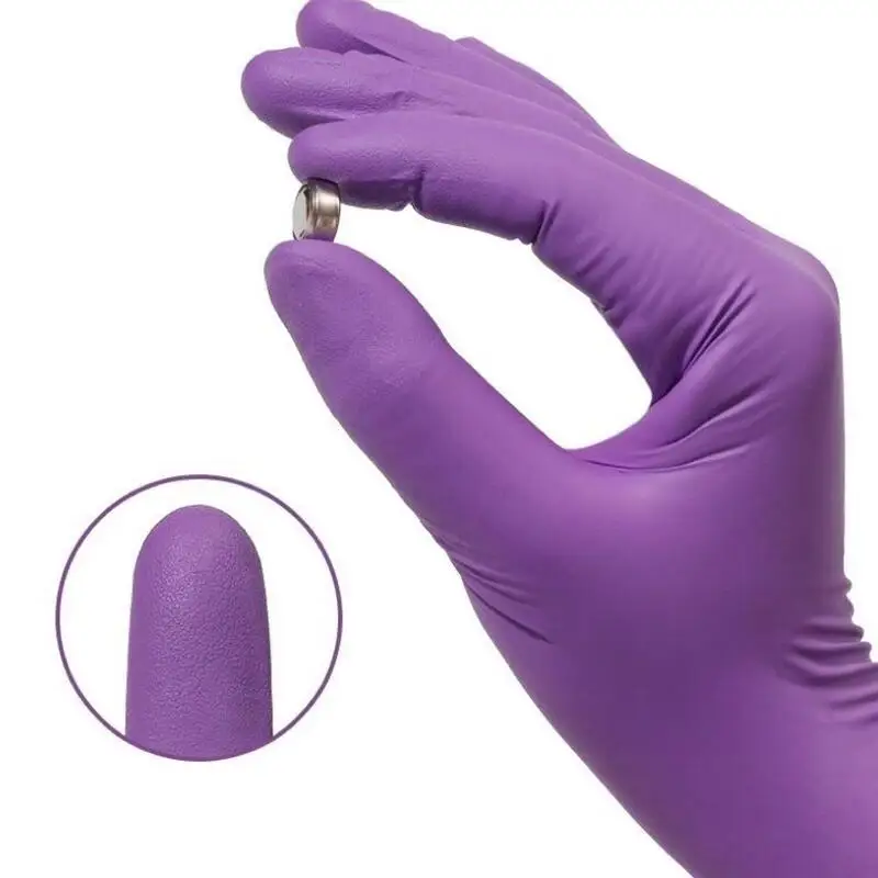 50/100 قطعة قفازات النتريل الب - مراجعة Disposable Gloves Nitrile وسعره