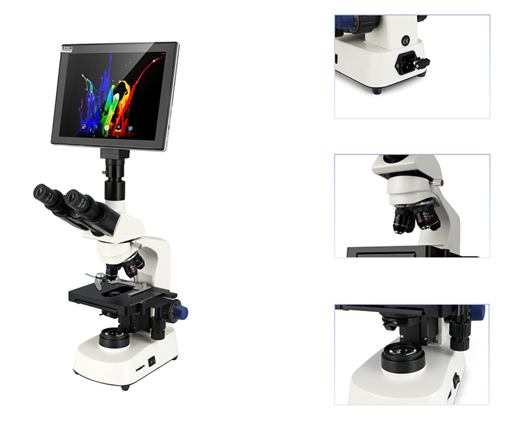 HC-B079A مجهر كهربائي رخيص الث - مراجعة Medical Lab Microscope وسعره