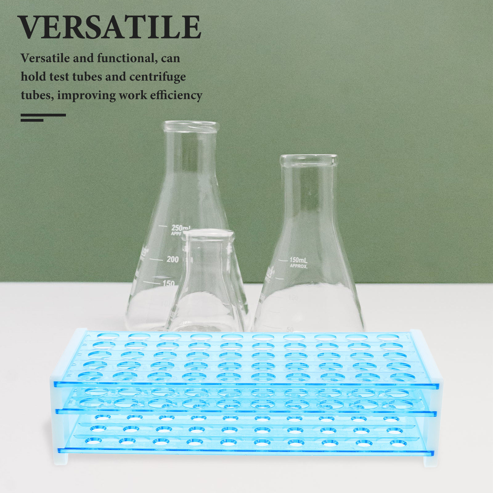 3 قطع من حوامل أنابيب الاختبار - مراجعة Centrifuge Tube Rack وسعره